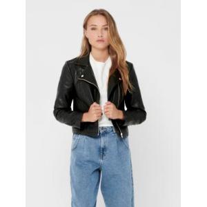 JDY Simba Fauw Leather Jacket NOOS Black