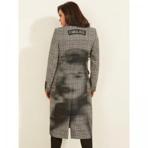 Adele Coat Overprinted Mac