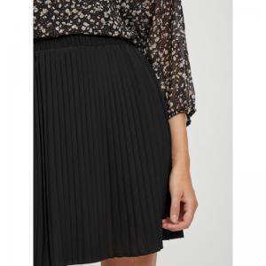 Vibibo Short Skirt Solid Black