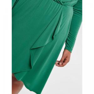 Carolei Knee Dress Cadmium Green