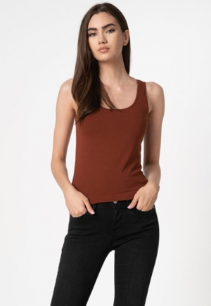 JDYAVA New Life Tank Top Cherry Mahogany