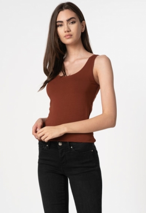 JDYAVA New Life Tank Top Cherry Mahogany