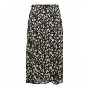 Rock Skirt Black Flower