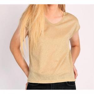 OnlSilvery vneck Lurex top Humus