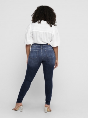 Maya Pants High Waist Shape UP Dark Blue Denim