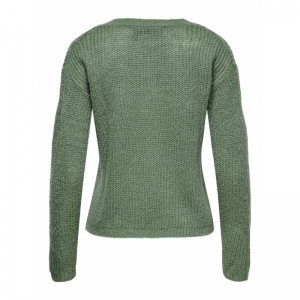 Miella V-Neck Pullover Sea Spray