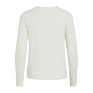 Ril V-Neck White Alyssum