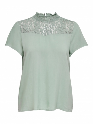 First Life Lace Top Jadeite