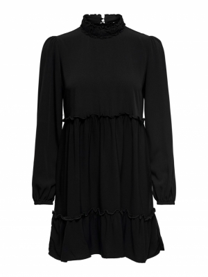 Kira Short Dress Black