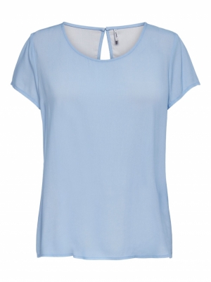 OnlFirst One Life Solid Top  Cashmere Blue