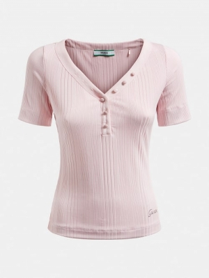 Leticia Top Alabaster Pink