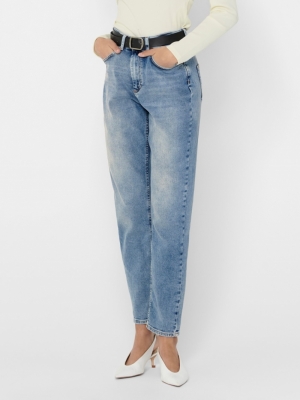 Veneda Life Mom Jeans Light blue Deni