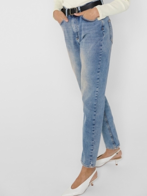 Veneda Life Mom Jeans Light blue Deni