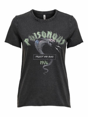 Lucy Life Snake Box Top Black Poisonous