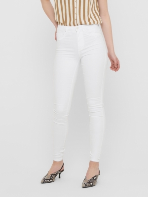 ONLROYAL HW  SK JEANS  WHITE NOOS 177991 White