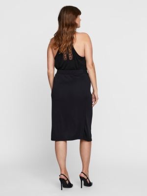 VMLUA MIDI SKIRT - S CURVE 177868 Black