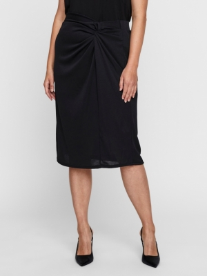 VMLUA MIDI SKIRT - S CURVE 177868 Black