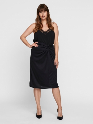 VMLUA MIDI SKIRT - S CURVE 177868 Black