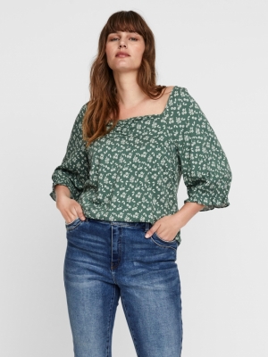 VMMARIK SS BLOUSE - K CURVE 224196001 Laure