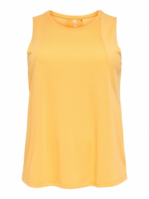 ONPMEE TRAIN TANK TOP - CURVY 180041 Banana