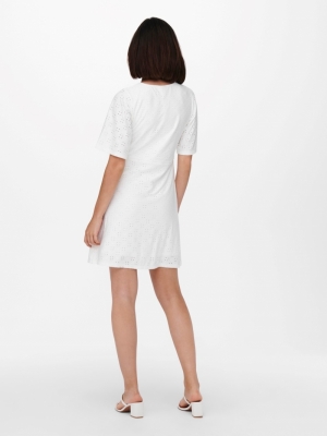 Cathinka BellSleeve Dress Cloud Dancer