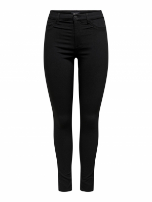 ONLNANNA LIFE HW SKINNY PNT NOOS 177911 Black