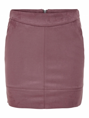 ONLJULIE FAUXSUEDE SKIRT OTW N 207991 Rose Bro