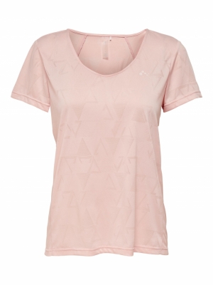 ONPJUE V-NECK SS TRAIN TEE 218490 Peachski