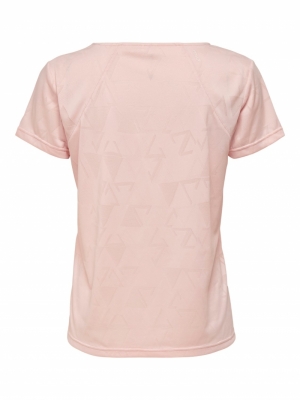 ONPJUE V-NECK SS TRAIN TEE 218490 Peachski