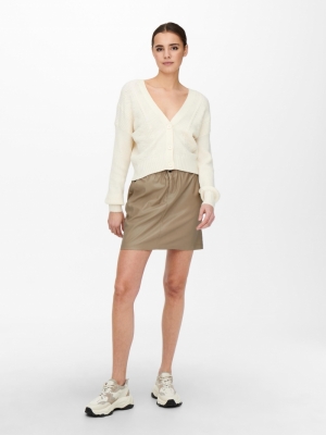 ONLMAUREEN FAUX LEATHER SKIRT CC OT W 275518 Trench C