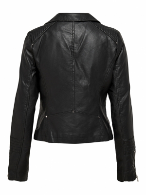 ONLGEMMA FAUX LEATHER BIKER OT 177911 Black