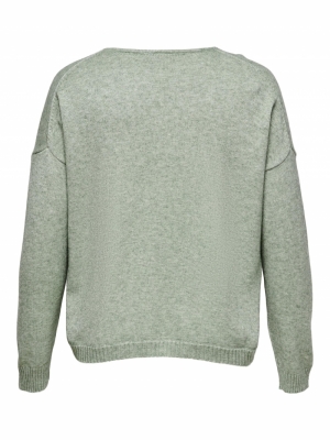 CARMARGARETA LS PULLOVER KNT 180053001 Basil