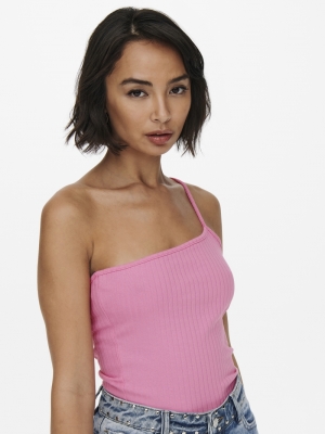 ONLLEA ONE SHOULDER TOP JRS 252695 Sachet P