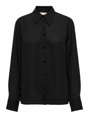 ONLTRINE LS SHIRT WVN 177911 Black