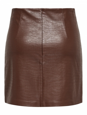 ONLDITTE FAUX LEATHER CROCO SKIRT O TW 205372 Potting