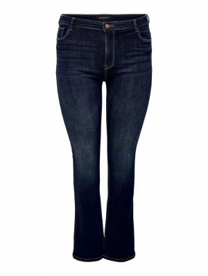 CARSALLY HW FLARED JEANS DNM BJ370  NOOS 177938 Dark Blu