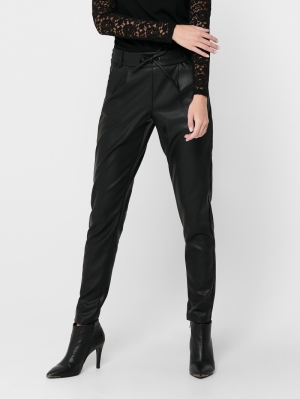 ONLPOPTRASH EASY COATED PANT PNT NO OS 177911 Black