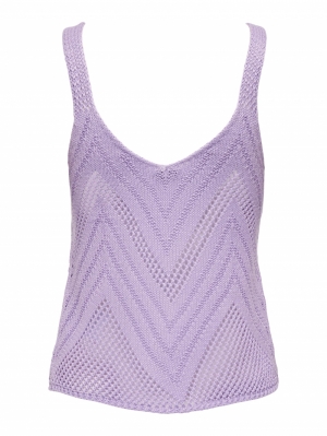 JDYSUN TANK TOP KNT NOOS 275936 Purple R