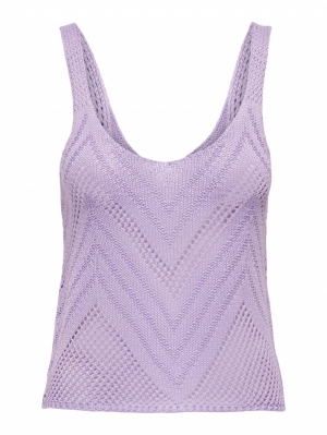 JDYSUN TANK TOP KNT NOOS 275936 Purple R