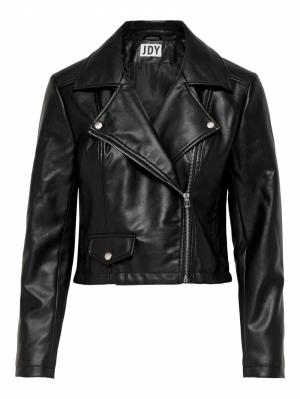 JDYETTA FAUX LEATHER JACKET OTW NOO S 177911 Black