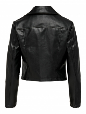 JDYETTA FAUX LEATHER JACKET OTW NOO S 177911 Black