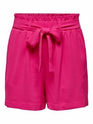 ONLMETTE LAVENDER PAPERBAG SHORTS N OOS W 178312 Fuchsia