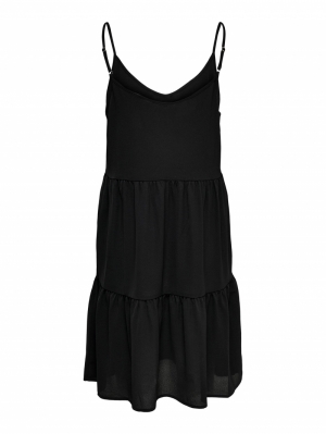 JDYPIPER V-NECK STRAP DRESS WVN 177911 Black