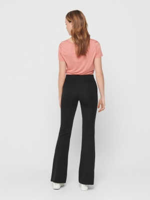 ONLFEVER STRETCH FLAIRED PANTS JRS  NOOS 177911 Black