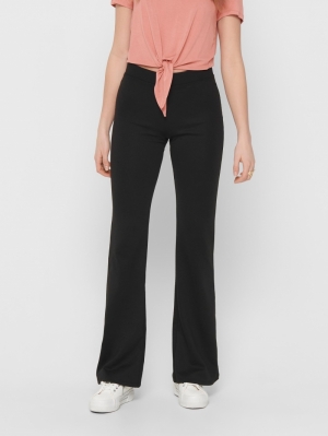 ONLFEVER STRETCH FLAIRED PANTS JRS  NOOS 177911 Black