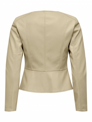 ONLSARAMY FAUX LEATHER JACKET CC CS  OTW 193794 White Pe